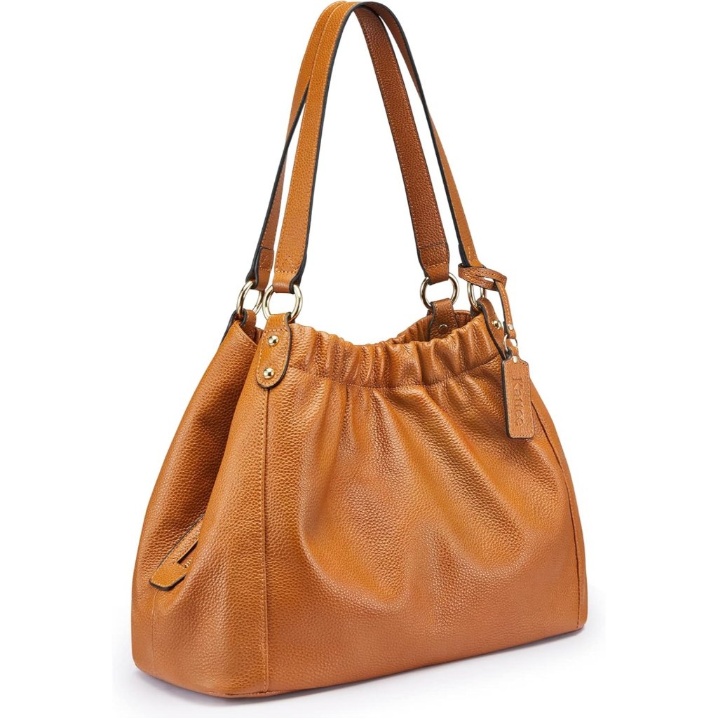 Genuine Leather Purses And Handbags For Women Soft Hobo Shoulder Bags Totes